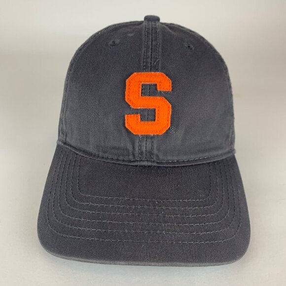 Syracuse Orange NCAA Navy Blue Legacy Relaxed Fit Strapback Adjustable Hat - Picture 2 of 5